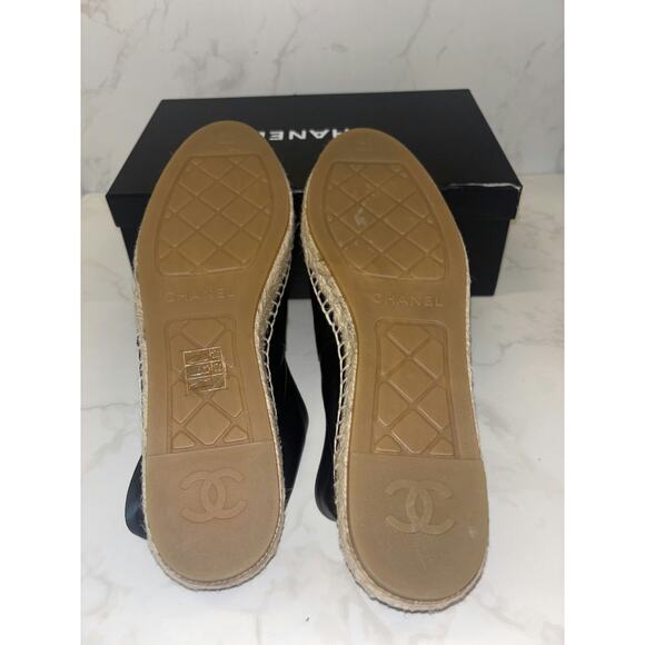 Chanel Black Espadrilles - Like New Condition - Picture 2 of 6